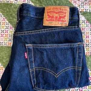 Men’s Levi jeans 505 W 36 L 30